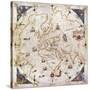 Portolan Chart of the World, Venice, 1519-null-Stretched Canvas