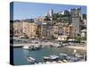 Portovenere Harbour, Unesco World Heritage Site, Liguria, Italy, Mediterranean-Ken Gillham-Stretched Canvas