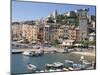 Portovenere Harbour, Unesco World Heritage Site, Liguria, Italy, Mediterranean-Ken Gillham-Mounted Photographic Print