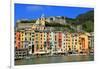 Portovenere, Italian Riviera, UNESCO World Heritage Site, Liguria, Italy, Europe-Hans-Peter Merten-Framed Photographic Print