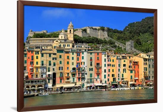 Portovenere, Italian Riviera, UNESCO World Heritage Site, Liguria, Italy, Europe-Hans-Peter Merten-Framed Photographic Print