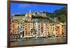 Portovenere, Italian Riviera, UNESCO World Heritage Site, Liguria, Italy, Europe-Hans-Peter Merten-Framed Photographic Print