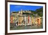 Portovenere, Italian Riviera, UNESCO World Heritage Site, Liguria, Italy, Europe-Hans-Peter Merten-Framed Photographic Print