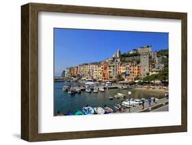 Portovenere, Italian Riviera, UNESCO World Heritage Site, Liguria, Italy, Europe-Hans-Peter Merten-Framed Photographic Print