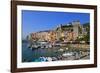 Portovenere, Italian Riviera, UNESCO World Heritage Site, Liguria, Italy, Europe-Hans-Peter Merten-Framed Photographic Print