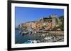 Portovenere, Italian Riviera, UNESCO World Heritage Site, Liguria, Italy, Europe-Hans-Peter Merten-Framed Photographic Print