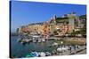 Portovenere, Italian Riviera, UNESCO World Heritage Site, Liguria, Italy, Europe-Hans-Peter Merten-Stretched Canvas