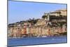 Portovenere (Porto Venere), UNESCO World Heritage, harbourfront houses, church and castle, Italy-Eleanor Scriven-Mounted Photographic Print