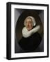 Portrair of Haesje Jacobsdr Van Cleyburg-Rembrandt van Rijn-Framed Art Print