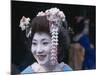 Portrait, Apprentice Geisha (Maiko), Woman Dressed in Traditional Costume, Japan-null-Mounted Photographic Print