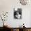 Portrait around, 1900 of the famous Dutch dancer MATA HARI, in a white dress (b/w photo)-null-Photo displayed on a wall