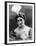 Portrait around, 1900 of the famous Dutch dancer MATA HARI, in a white dress (b/w photo)-null-Framed Photo