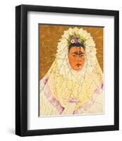 Portrait As Tehuana 1943-Frida Kahlo-Framed Premium Giclee Print