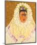 Portrait As Tehuana 1943-Frida Kahlo-Mounted Premium Giclee Print