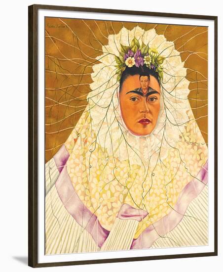 Portrait As Tehuana 1943-Frida Kahlo-Framed Premium Giclee Print