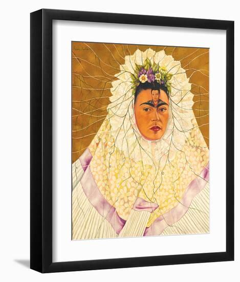 Portrait As Tehuana 1943-Frida Kahlo-Framed Art Print