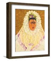 Portrait As Tehuana 1943-Frida Kahlo-Framed Art Print