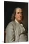 Portrait Benjamin Franklin-Joseph-Siffrede Duplessis-Stretched Canvas