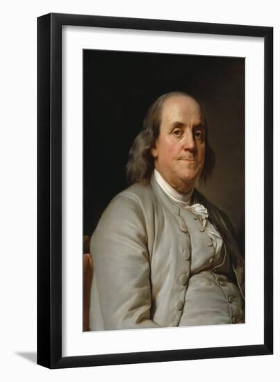 Portrait Benjamin Franklin-Joseph-Siffrede Duplessis-Framed Art Print