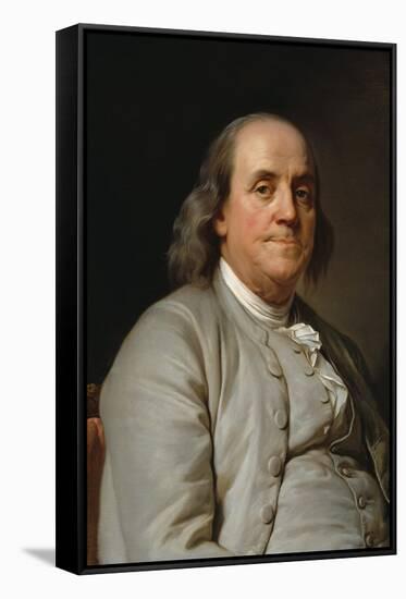 Portrait Benjamin Franklin-Joseph-Siffrede Duplessis-Framed Stretched Canvas