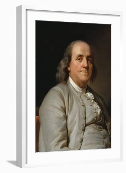 Portrait Benjamin Franklin-Joseph-Siffrede Duplessis-Framed Art Print