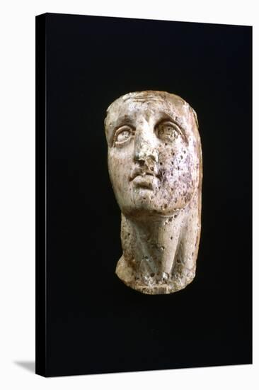 Portrait Bust of a Young Alexander the Great, 4th Century BC-null-Stretched Canvas