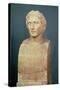 Portrait Bust of Alexander the Great (356-323 BC) Known as the Azara Herm, Greek Replica-Lysippos-Stretched Canvas
