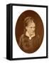 Portrait Bust of Anna G. Dostyevskaya-N.A. Lorenkovich-Framed Stretched Canvas