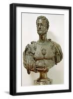 Portrait Bust of Cosimo I De' Medici-Benvenuto Cellini-Framed Premium Giclee Print