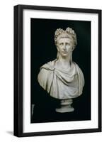 Portrait Bust of Emperor Claudius I, 1st Century AD-null-Framed Giclee Print