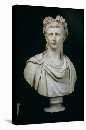 Portrait Bust of Emperor Claudius I, 1st Century AD-null-Stretched Canvas