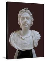 Portrait Bust of Emperor Peter the Great, Mid of the 18th C-null-Stretched Canvas