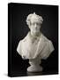 Portrait Bust of François René De Chateaubriand, 1828-1829 (Original Plaster, Pointed for Transfer)-Pierre Jean David d'Angers-Stretched Canvas