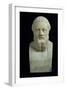 Portrait Bust of Herodotus, Copy of Greek 4th Century BC Original-null-Framed Giclee Print