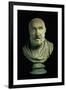 Portrait Bust of Hippocrates, Copy of Greek 4th Century BC Original-null-Framed Giclee Print