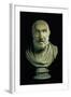 Portrait Bust of Hippocrates, Copy of Greek 4th Century BC Original-null-Framed Giclee Print