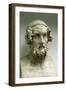 Portrait Bust of Homer-Greek-Framed Giclee Print