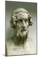 Portrait Bust of Homer-Greek-Mounted Giclee Print