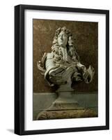 Portrait Bust of Louis XIV, 1665-Giovanni Lorenzo Bernini-Framed Giclee Print