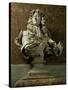 Portrait Bust of Louis XIV, 1665-Giovanni Lorenzo Bernini-Stretched Canvas