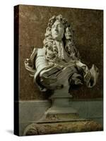 Portrait Bust of Louis XIV, 1665-Giovanni Lorenzo Bernini-Stretched Canvas