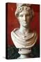 Portrait Bust of Paris, Son of the Trojan King Priam-null-Stretched Canvas