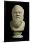 Portrait Bust of Socrates, Copy of Greek Early 4th Century BC Original-null-Framed Giclee Print