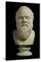 Portrait Bust of Socrates, Copy of Greek Early 4th Century BC Original-null-Stretched Canvas