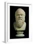 Portrait Bust of Socrates, Copy of Greek Early 4th Century BC Original-null-Framed Giclee Print