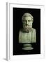 Portrait Bust of Sophocles, Copy of Greek 4th Century BC Original-null-Framed Giclee Print