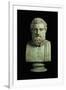 Portrait Bust of Sophocles, Copy of Greek 4th Century BC Original-null-Framed Giclee Print