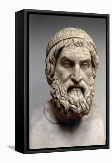 Portrait Bust of Sophocles-Greek-Framed Stretched Canvas