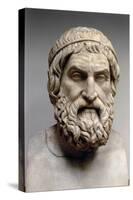 Portrait Bust of Sophocles-Greek-Stretched Canvas