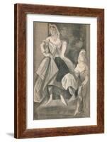 'Portrait by Constantin Guys', c1860, (1939)-Constantin Guys-Framed Giclee Print